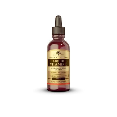 Solgar Liquid Vitamin E Antioxidant 2 Fl Oz Non GMO Vegan Gluten Free