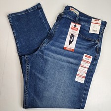 Wrangler Five Star Athletic Fit Jeans Free To Stretch Blue Sz 40x30