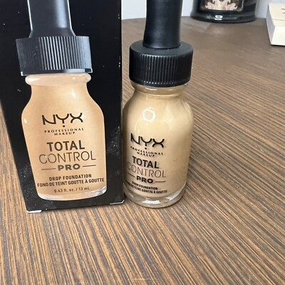 NYX PROFESSIONAL MAKEUP Drop Foundation Total Control Pro TCPDF15 Caramel NEW