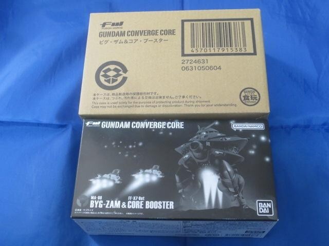 MATERIAL VALUES Boosted pack 未開封 Stock) Gundam Converge FW Big Zam Core Booster Bandai Figure