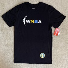 WNBA Chicago Sky Men's Crew Neck Black T-Shirt Size S
