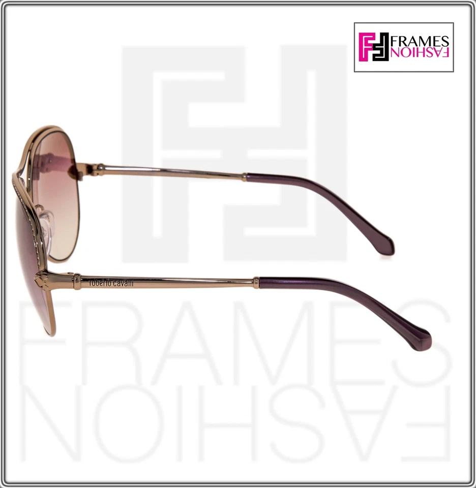 Gafas de sol de aviador ROBERTO CAVALLI VEGA RC1011 bronce violeta degradado metal 1011 Foto 2 de 4