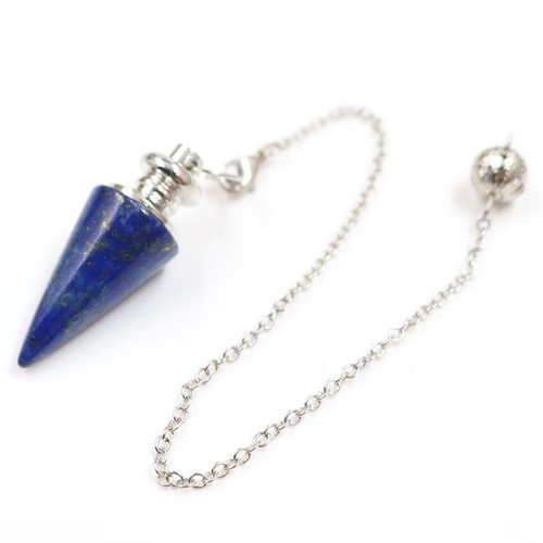 Natural Crystal Quartz Gemstone Point Dowsing Pendulum Scrying Dowser Healing - Picture 6 of 15