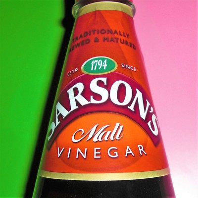 SARSONS 400ml Malt Vinegar Fish Chips English Pub Condiment