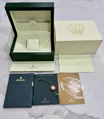 Authentic ROLEX Sea Dweller Deep Sea 116660 Watch Box Booklet Tag