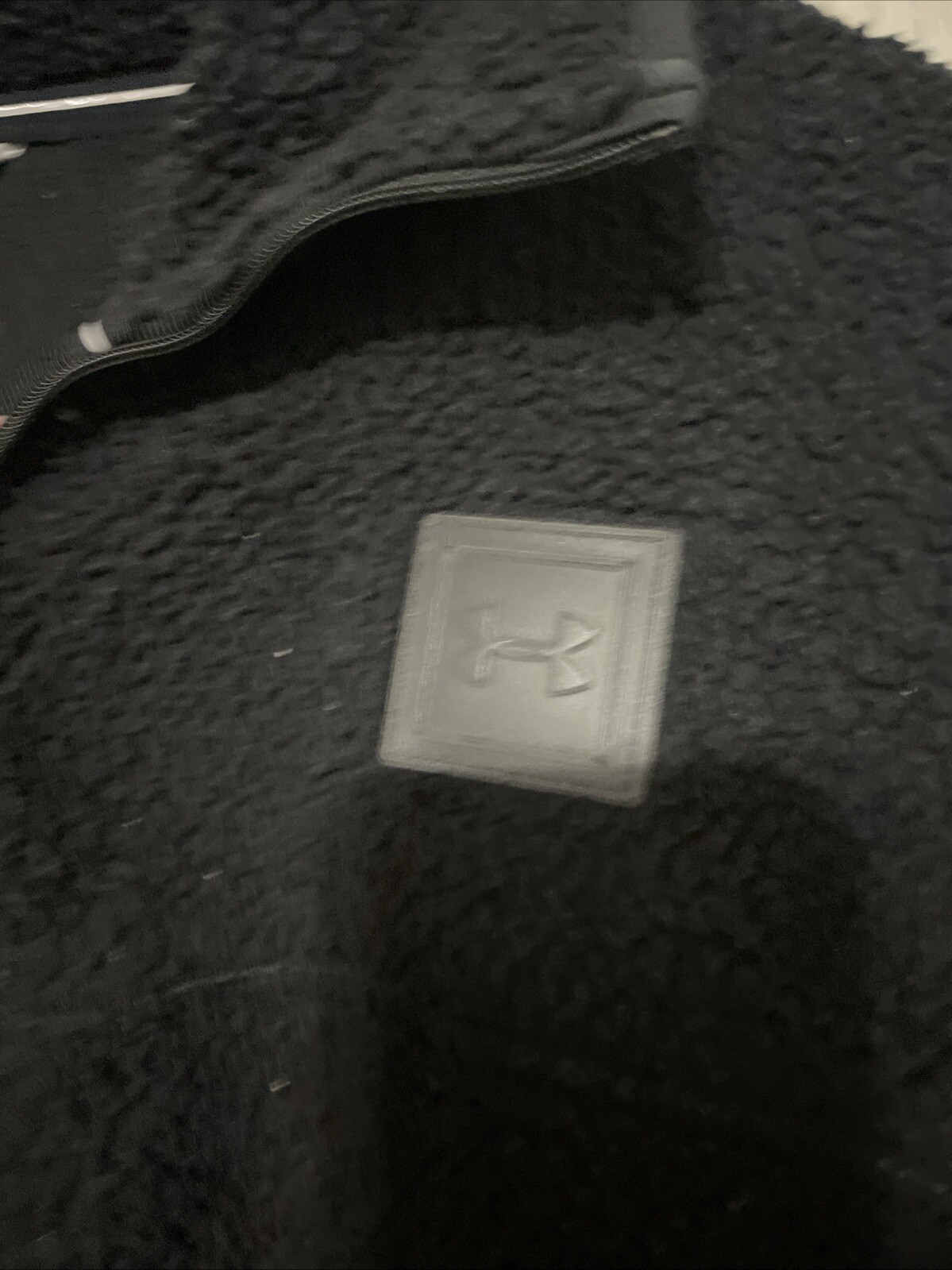 Under Armour Men's Mission Half Zip Jacket Black Size Large thumbnail 4