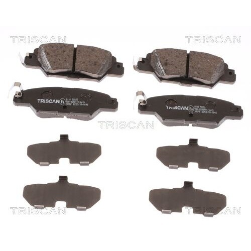 Bremsbelagsatz, Scheibenbremse Triscan 8110 50927 FüR Mazda, Hinterachse-image