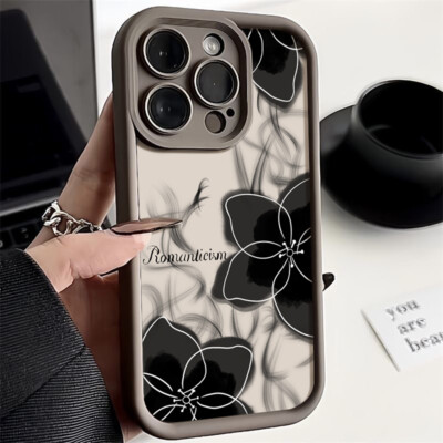 Hülle für iPhone 16 15 17 Pro Max 14 13 12 11 XS 8 7 Matt Schutz Soft Case Cover