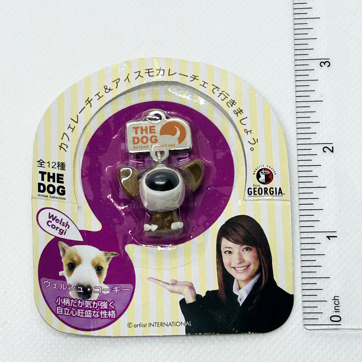 THE DOG Artlist collection Figure Strap keychain Welsh Corgi