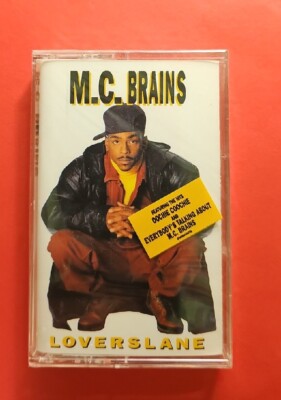 MC Brains - Lovers Lane Cassette SEALED w/ Hype Sticker Motown RARE