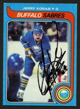 Jerry Korab #74 signed autograph auto 1979-80 Topps Hockey Trading Card