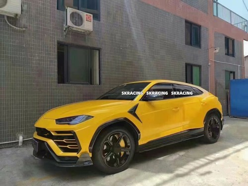 FIBRA DE CARBONO RUEDA CEJA ARCO MOLDURA GUARDABARROS LLAMARADA NUEVO ESTILO PARA LAMBORGHINI URUS - Imagen 7 de 16