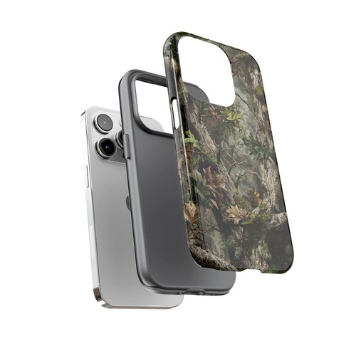 Pour iPhone | Samsung Galaxy | Coque téléphone Pixel - Feuilles de chêne mousse chasse camouflage - Photo 70 sur 255