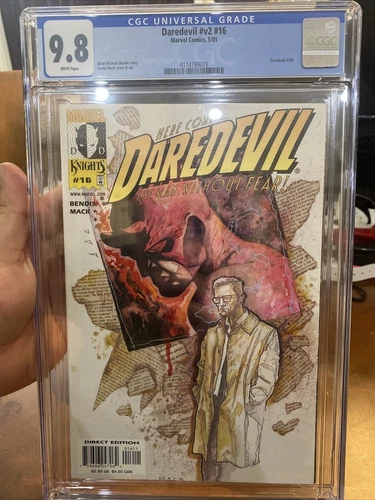 CGC 9.8 DAREDEVIL V2 #16 DAVID MACK COVER & ART