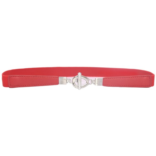 Womens Belt Elastic Stretch Skinny Waist Ladies Dress Waistband Metal Buckle UK - Picture 9 of 13
