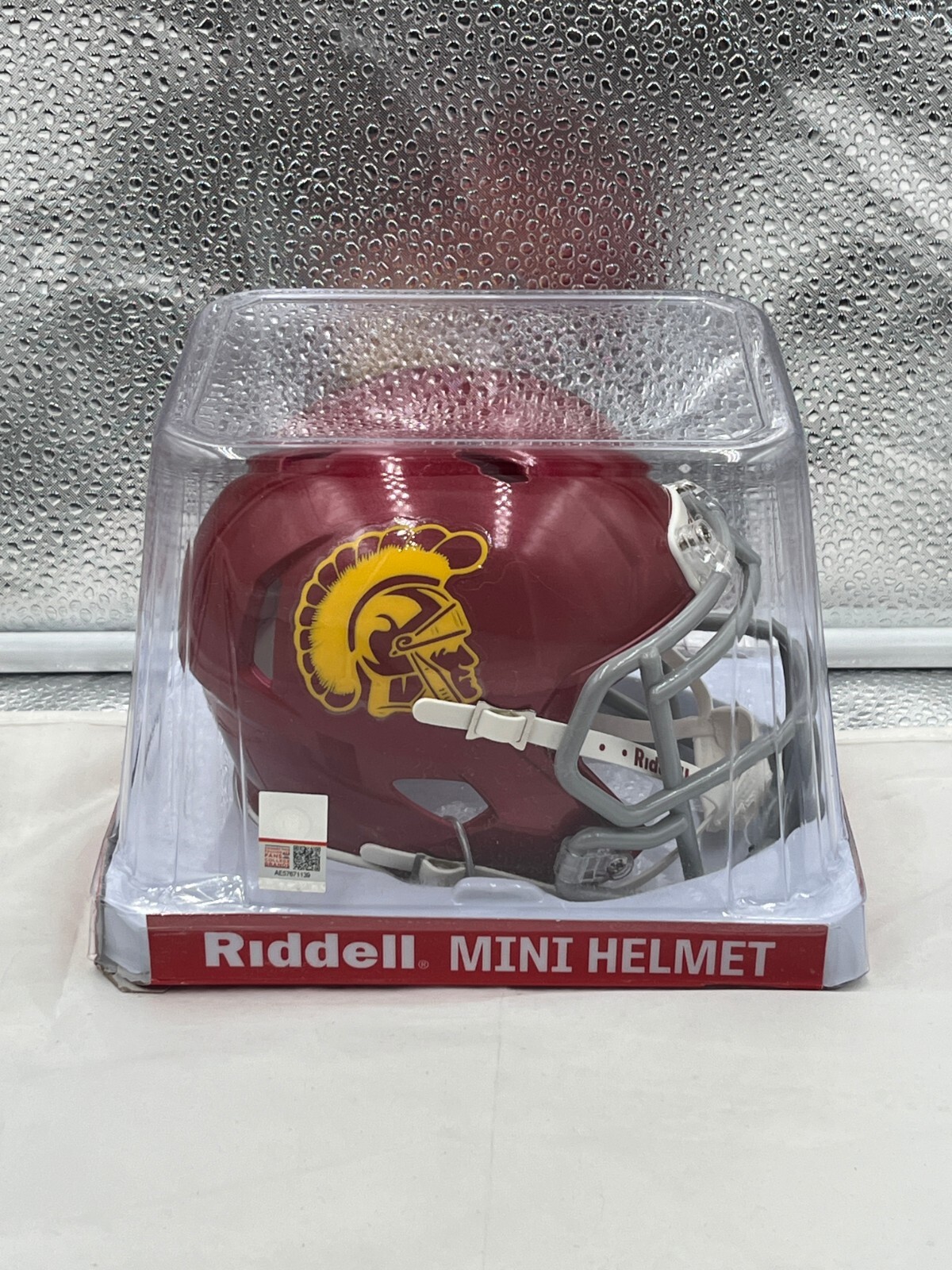 USC Trojans NCAA Red Riddell Speed Mini Helmet