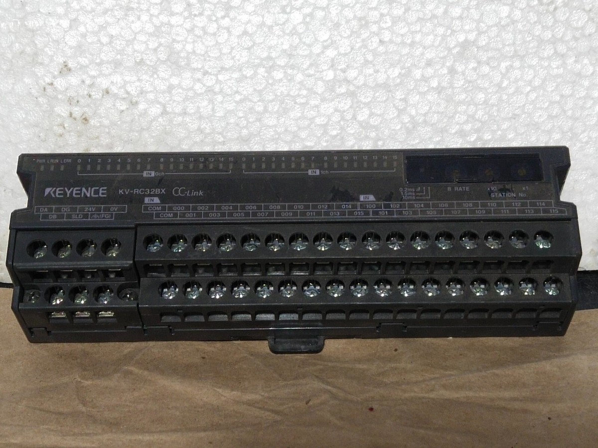 Keyence KV-RC32BX CC-Link Input Unit PLC Controller Transmitter 