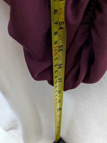 Miss Selfridge Ladies Size 8 Burgundy Sleeveless Jumpsuit With Pockets - Picture 12 of 13