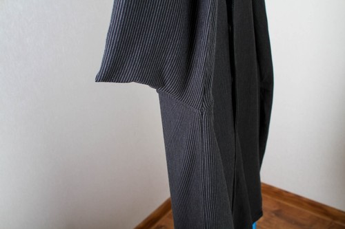 Lacoste Shirt Mens Black / Gray Stripes Long Sleeve Size L Large Perfect Cond - Picture 8 of 10