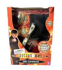 RARE 2004 DOCTOR SONIC SCREWDRIVER W/ ULTRAVIOLET LIGHT PEN WALLET 10th TENTH DR