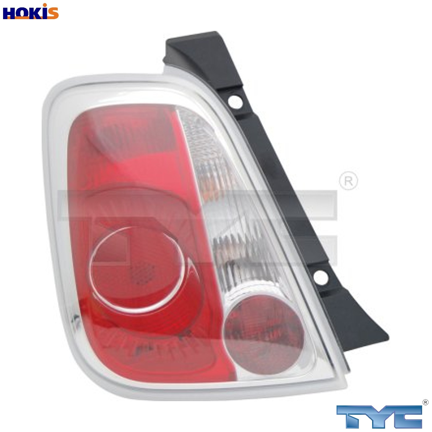 Rear Light Left for Abarth FIAT 500 Hatchback (2007-2015) TYC 11-11284-01-2 - Image 7