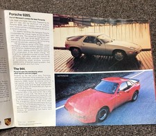 1983 Porsche Audi Dealer Sales Brochure Folder 911 928 S 944 4000 5000