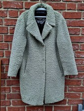 Fuchs Schmitt Mantel Teddy  Jacke Parka Gr. EU 44/46 Grün Salbei Oliv Khaki