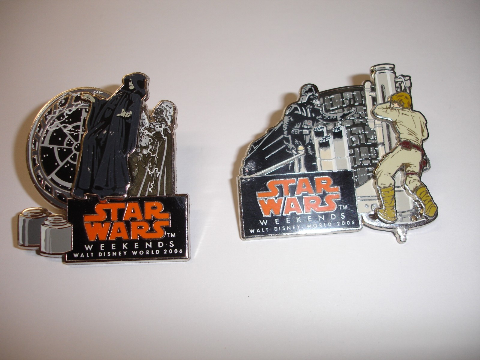 2 Disney 2006 Star Wars Weekend Limited Edition pins 5 & 6 of 1000