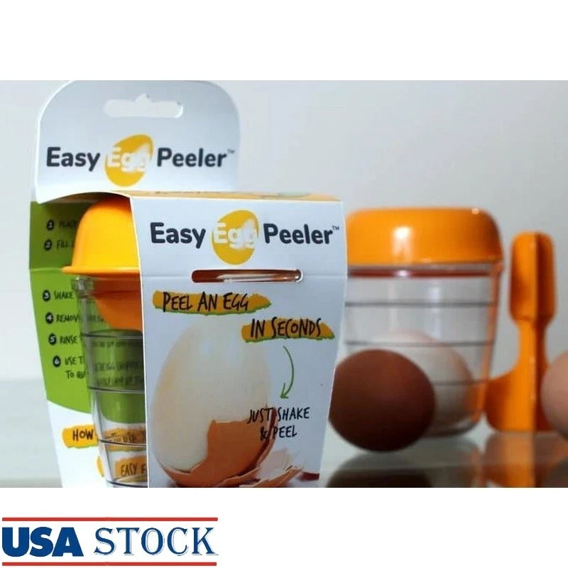 Easy Egg Peeler Hard Boiled Eggs Kitchen Tool Fast Shell Remover Egg Chopper New