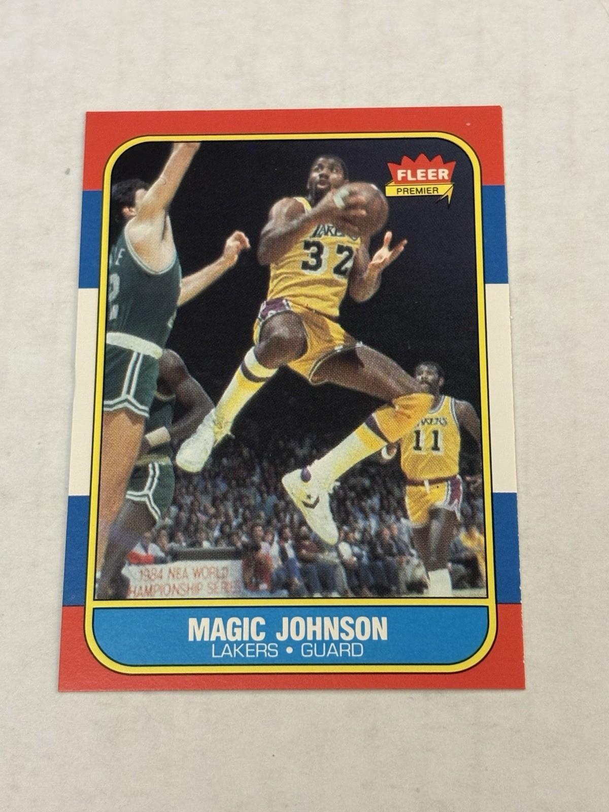 1986-87 Fleer # 53 Magic Johnson EX-EXMINT