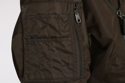 Dolce&Gabbana Men Brown Jacket 100% Nylon Solid Full Zip Sequined