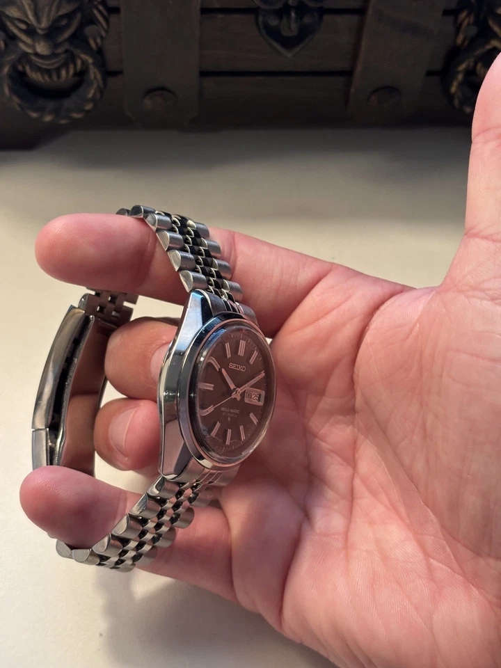 Vintage 1971 Japón Seiko Bell-Matic Weekdater 4006-7012 27 joyas automático. Foto 4 de 4
