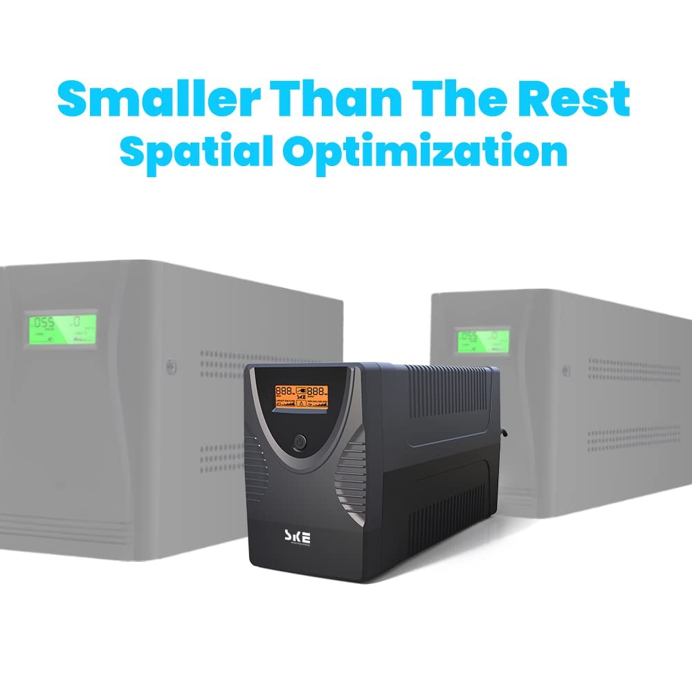 Ups Battery Backup and Surge Protector,Computer Uninterruptible Power Supply ...