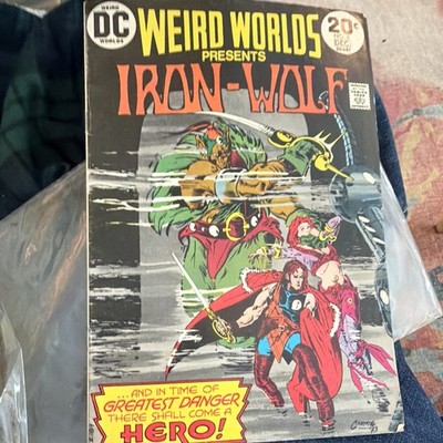 DC Comics Weird Worlds #8 Iron-Wolf 1973 Bronze Age Denny O'Neil Chaykin