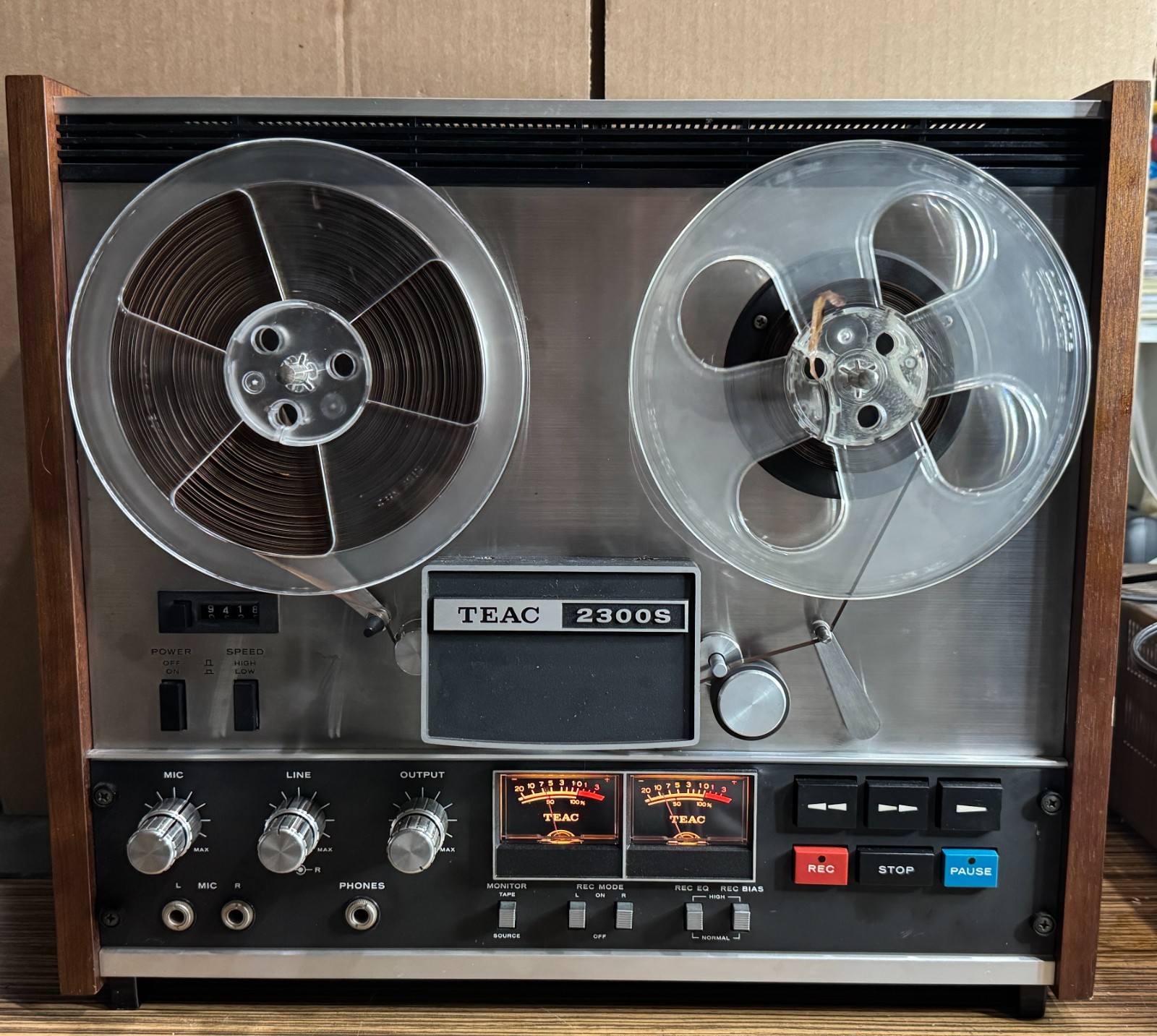 TEAC 2300S Reel to Reel Tape Recorder &ndash; Serviced &ndash; Working &ndash; AS IS