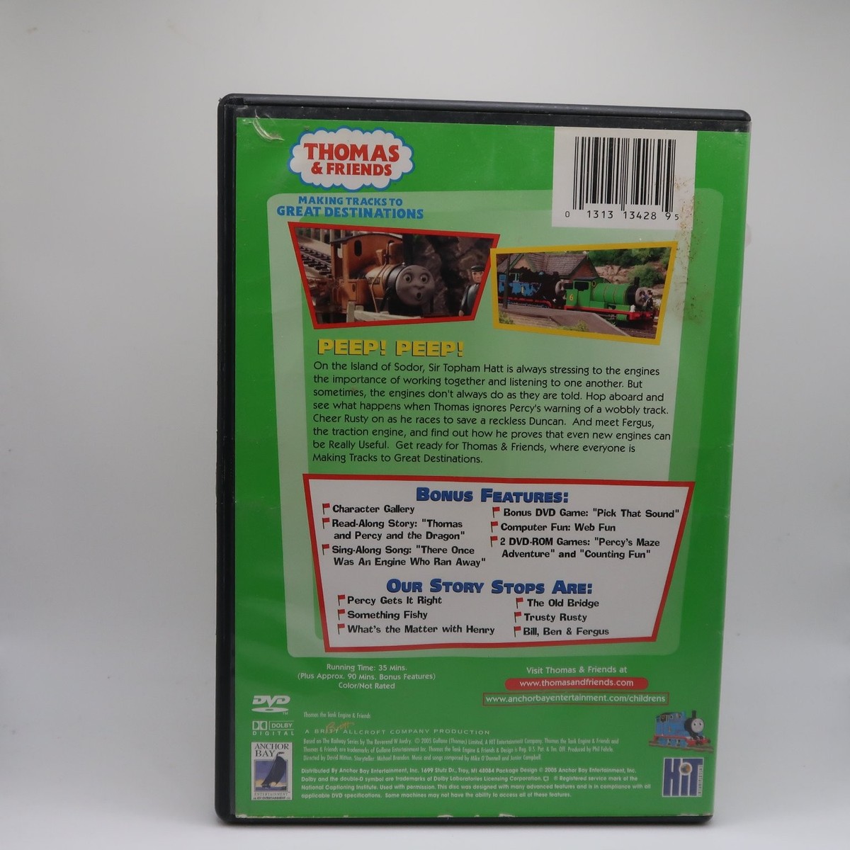 Thomas & Friends: Percy Saves The Day DVD 2005 Kids Adventure