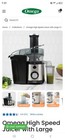 Omega High Speed Stainless Steel Centrifugal Juicer-  Model No. OMJCHSLCBK13 — photo 8