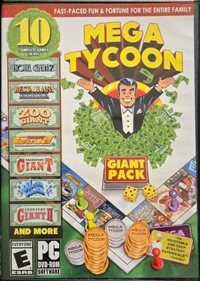 UIE Mega Tycoon Multi Game Super 10 Games in 1 Giant Pack