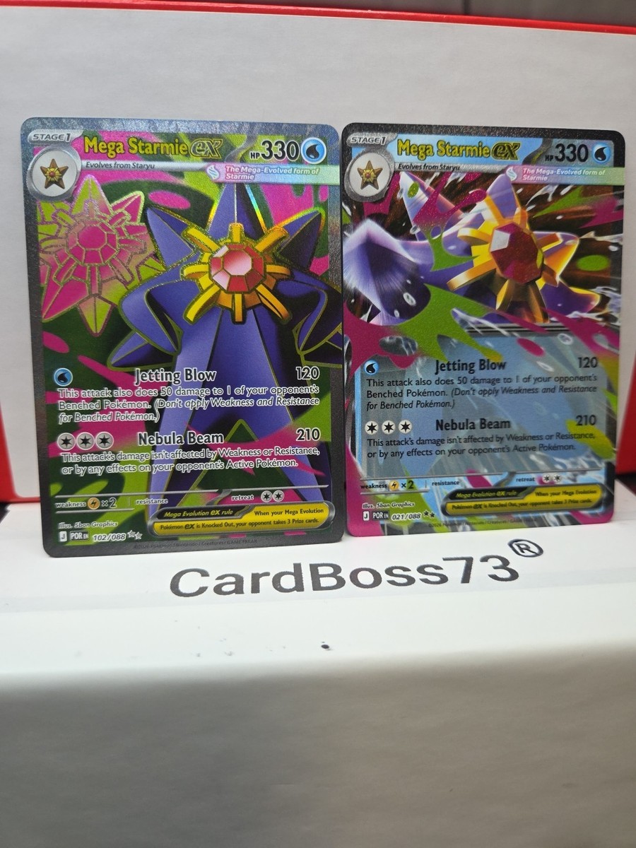 Mega Starmie ex 102/088 Me03: Perfect Order Holo | eBay