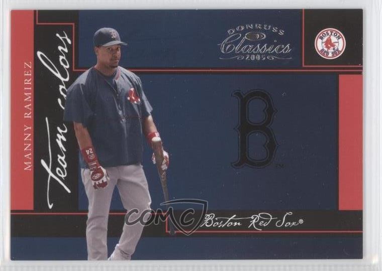 2005 Donruss Classics Team Colors 102/800 Manny Ramirez #TC-25 0b5