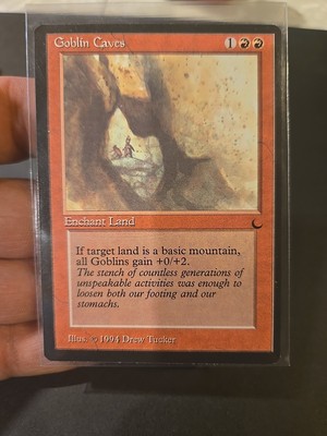 MTG (The Dark 1994)  Goblin Caves Never Played Check Pics