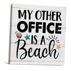 My Other Office is a Beach Canvas Prints Wall Art Decor Beach Poster Painting