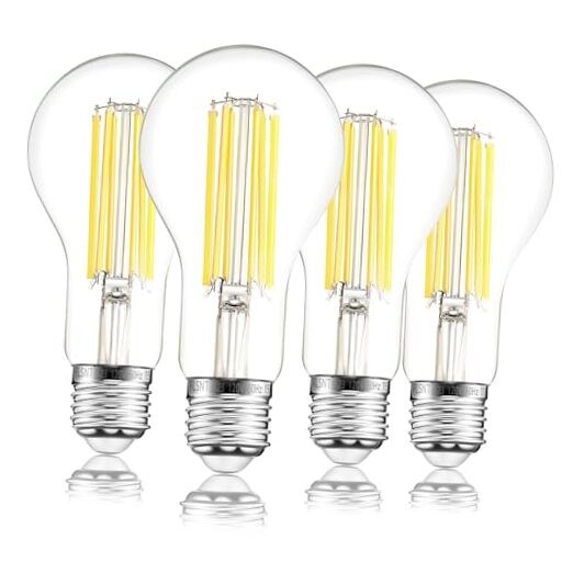 200W Equivalent A23 LED Light Bulbs, 4 Count (Pack of 1) 20