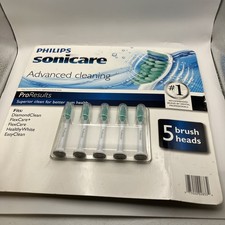 5-Pk PHILIPS SoniCare ProResults Standard Toothbrush Heads HX6015 New Sealed Box