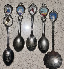 Rhode Island, Connecticut, New York, New Jersey, Atlantic City State Spoons 5