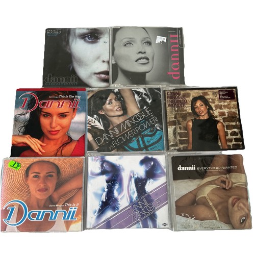 Dannii Minogue CD Singles Bulk Rare 90s 00s Pop Music Australian UK Editions x8