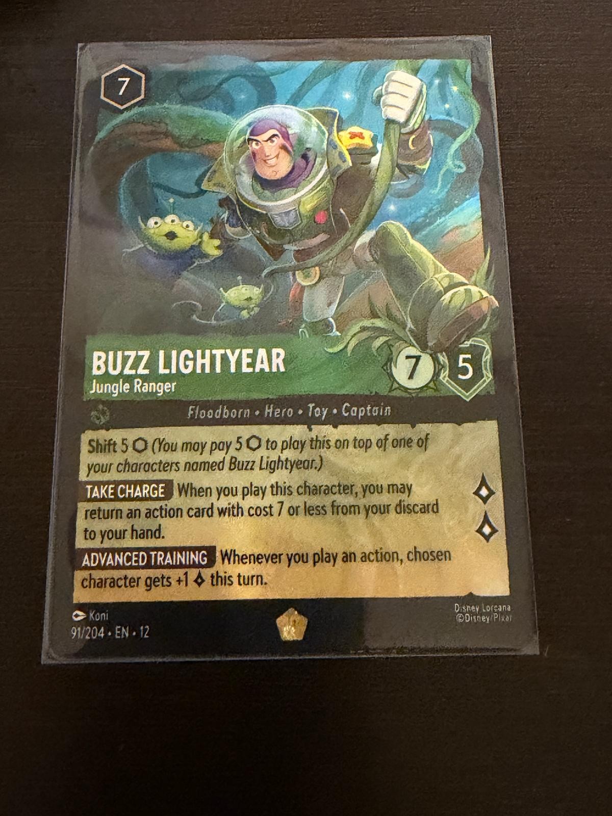 Buzz Lightyear - Jungle Ranger 91/204 Legendary Wilds Unknown Lorcana Near Mint