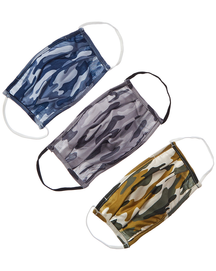 Оливково-виноградная упаковка из 3 тканевых масок для лица Womens Os