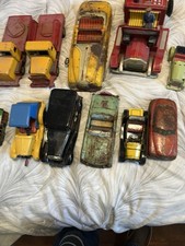 Lot Of 11 Tin Litho Vehicles, Some Friction