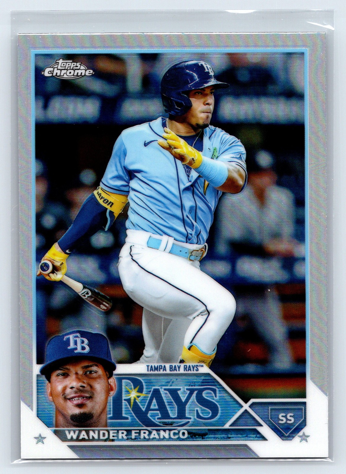 2023 Topps Chrome Wander Franco Refractor #71 Tampa Bay Rays